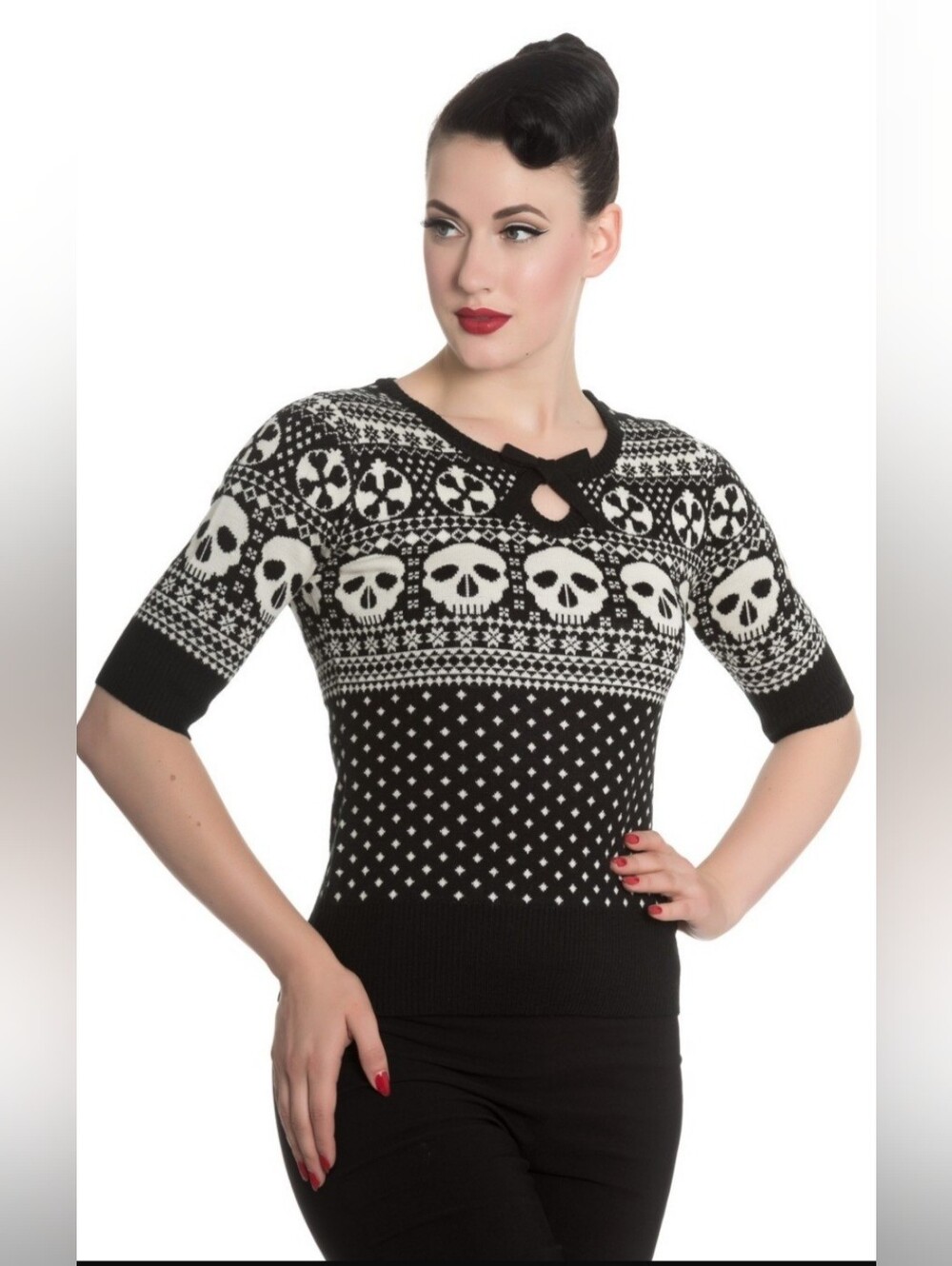Hell Bunny Yule Jumper, Size M